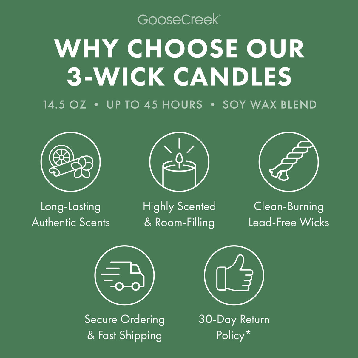 Patchouli Leaves 3-Wick Candle