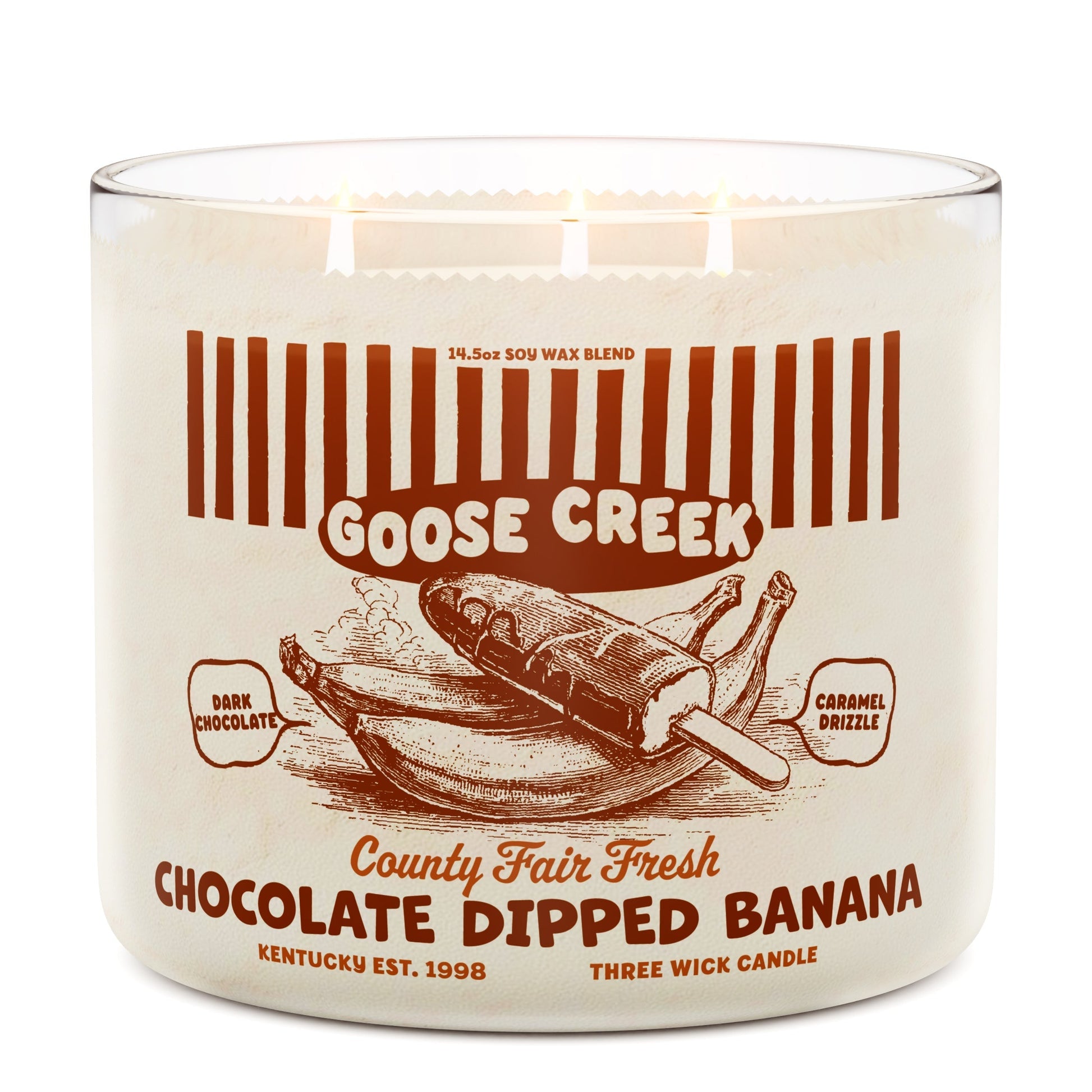 Chocolate Dipped Banana 3-Wick Candle