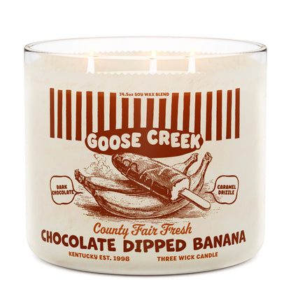 Chocolate Dipped Banana 3-Wick Candle