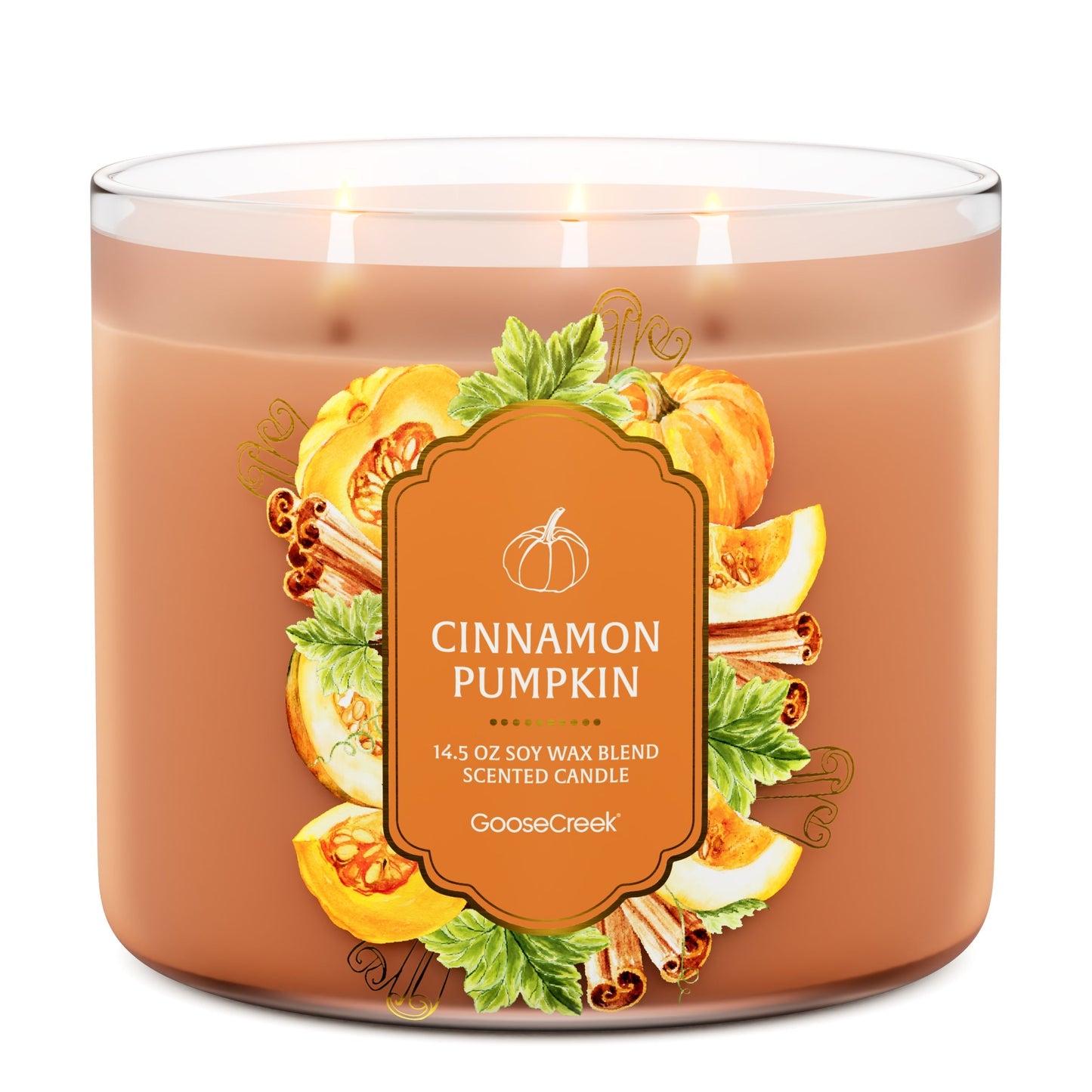 Cinnamon Pumpkin 3-Wick Candle