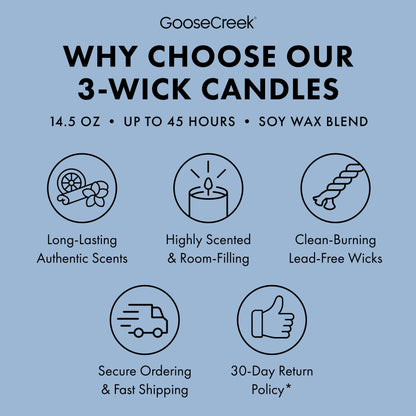 Cotton Vanilla Breeze 3-Wick Candle