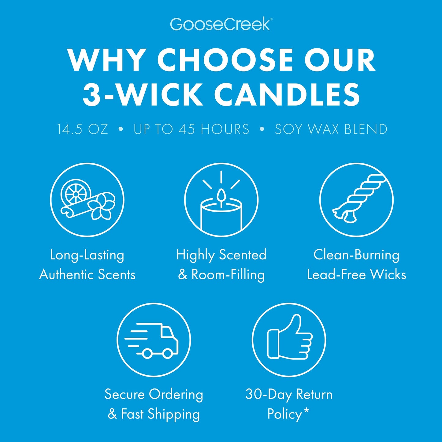 Girl Scout Trefoils™ 3-Wick Candle
