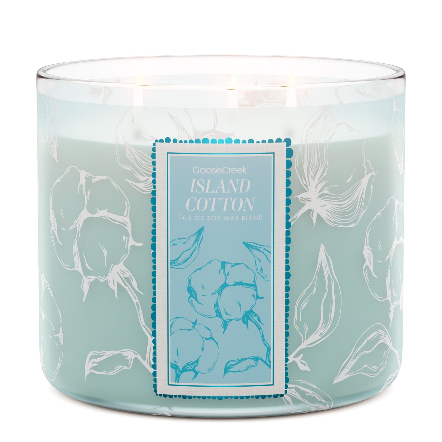 Island Cotton 3-Wick Candle