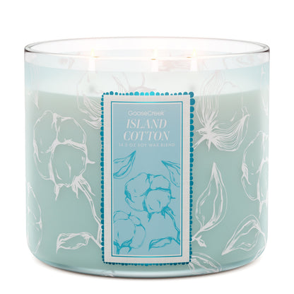 Island Cotton 3-Wick Candle