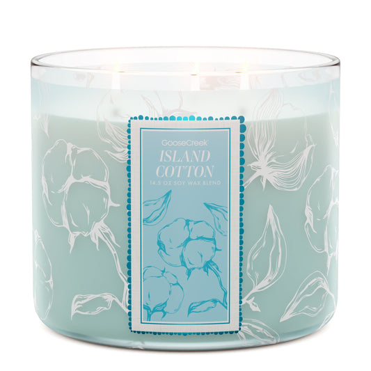 Island Cotton 3-Wick Candle