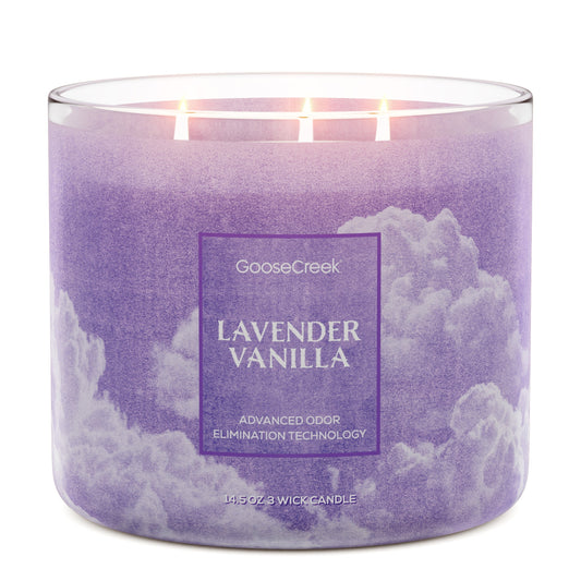Lavender Vanilla Odor Eliminating 3-Wick Candle