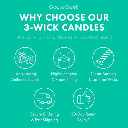 Ocean Blooms 3-Wick Candle