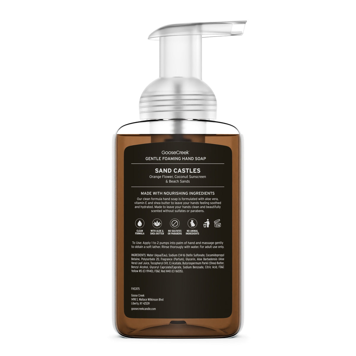 Sand Castles Lush Foaming Hand Soap