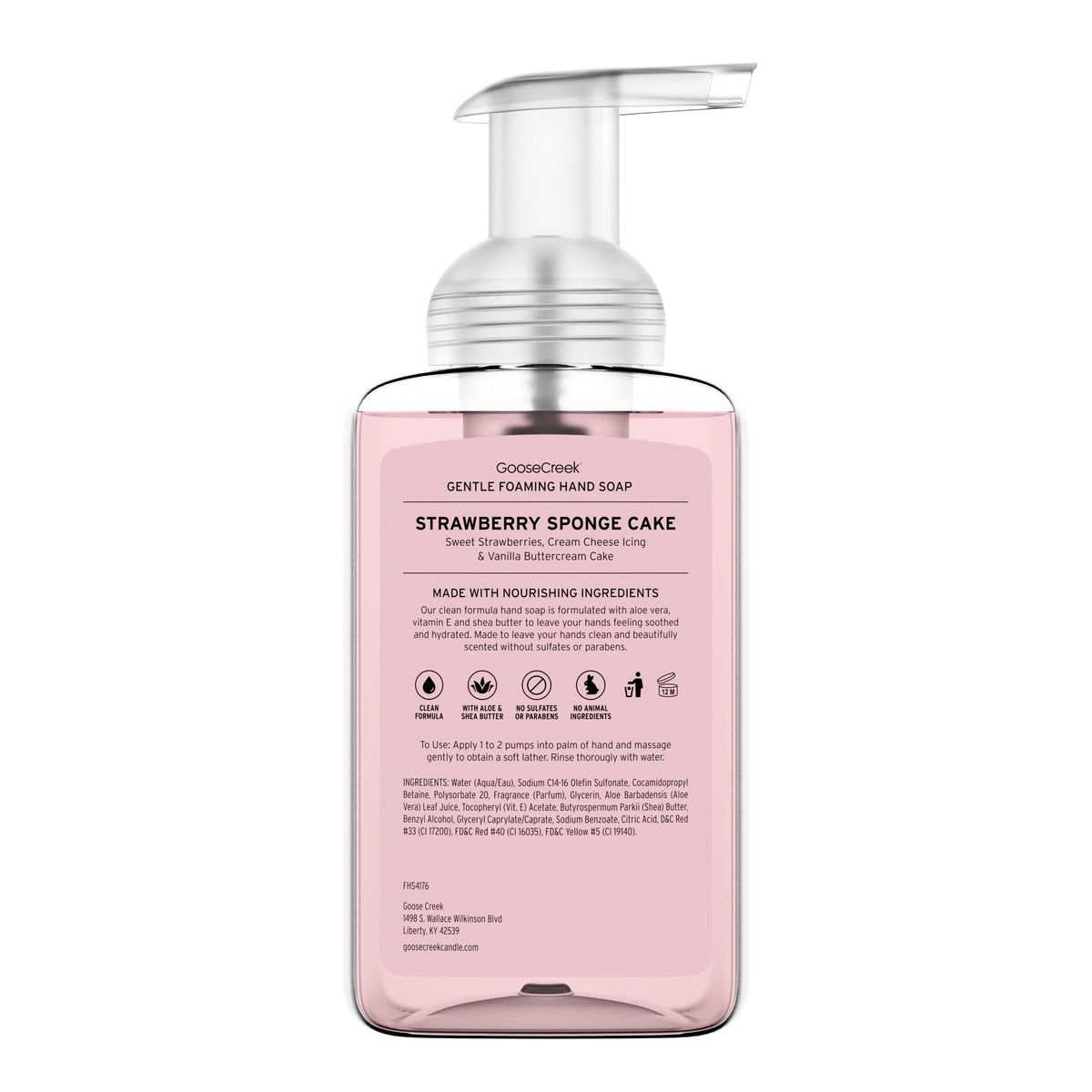 Strawberry Sponge Cake Foaming Hand Soap