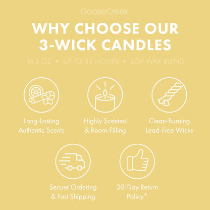 Sugared Lemon 3-Wick Candle