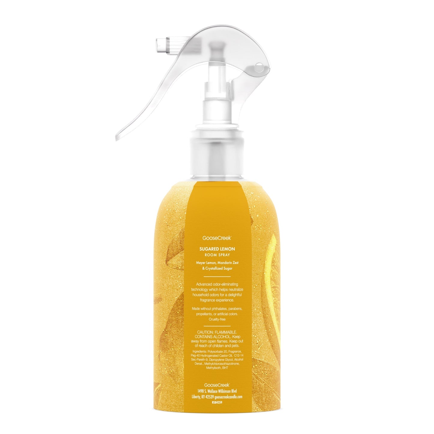 Sugared Lemon Odor Eliminating Room Spray