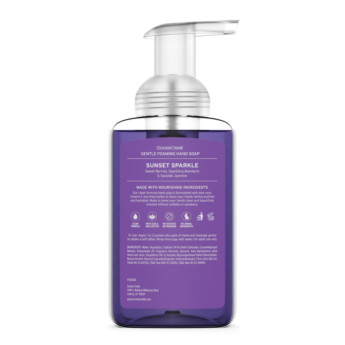 Sunset Sparkle Lush Foaming Hand Soap